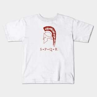 Spqr centurion helmet Kids T-Shirt